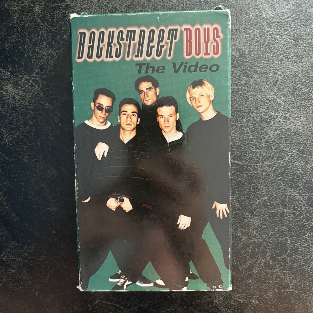 VTG 1996 Backstreet Boys The Video VHS Tape Nostalgia Boy Band Collectible Fan